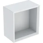 Caja de pared Geberit cuadrada: 22.5x23.3x13.2cm, Blanco, Cubierto mate